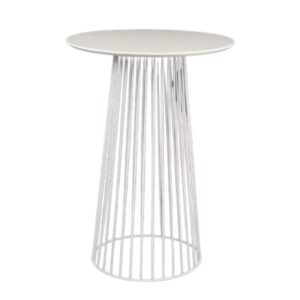 White Wire Cocktail Table Hire
