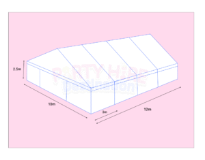 10m X 12m - Framed Marquee
