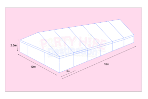 10m X 18m - Framed Marquee