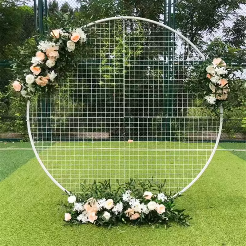 White Mesh Backdrop