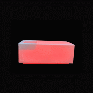 Glow Table with Ice Cavity