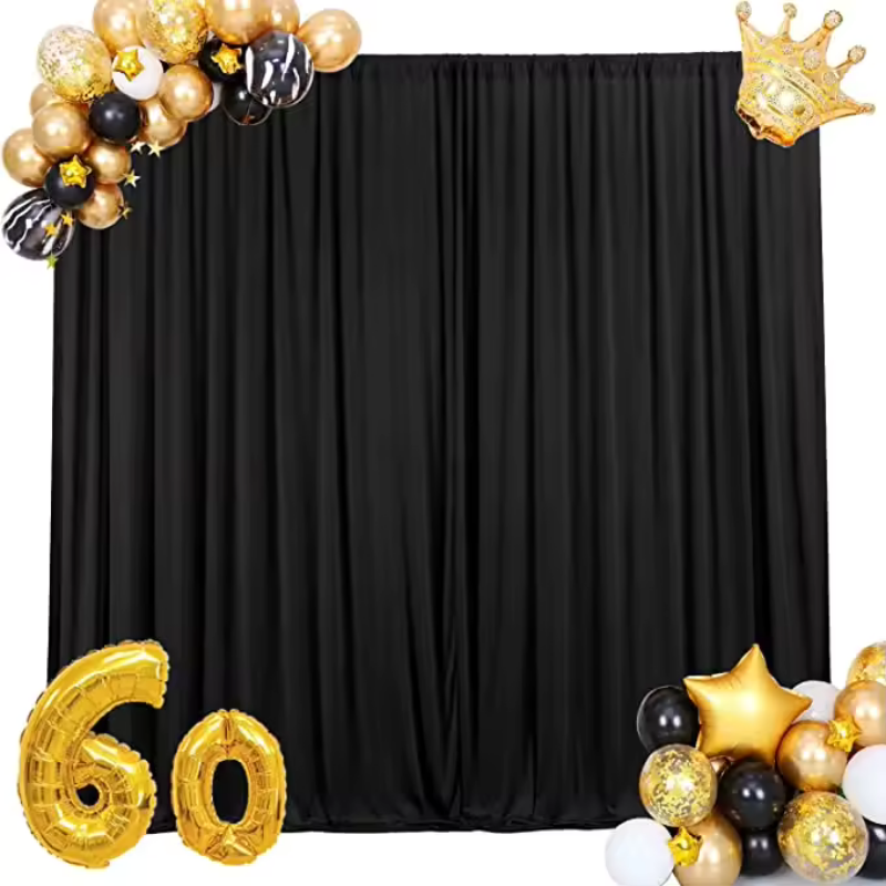 Black Drape Backdrop Hire (3mx6m)
