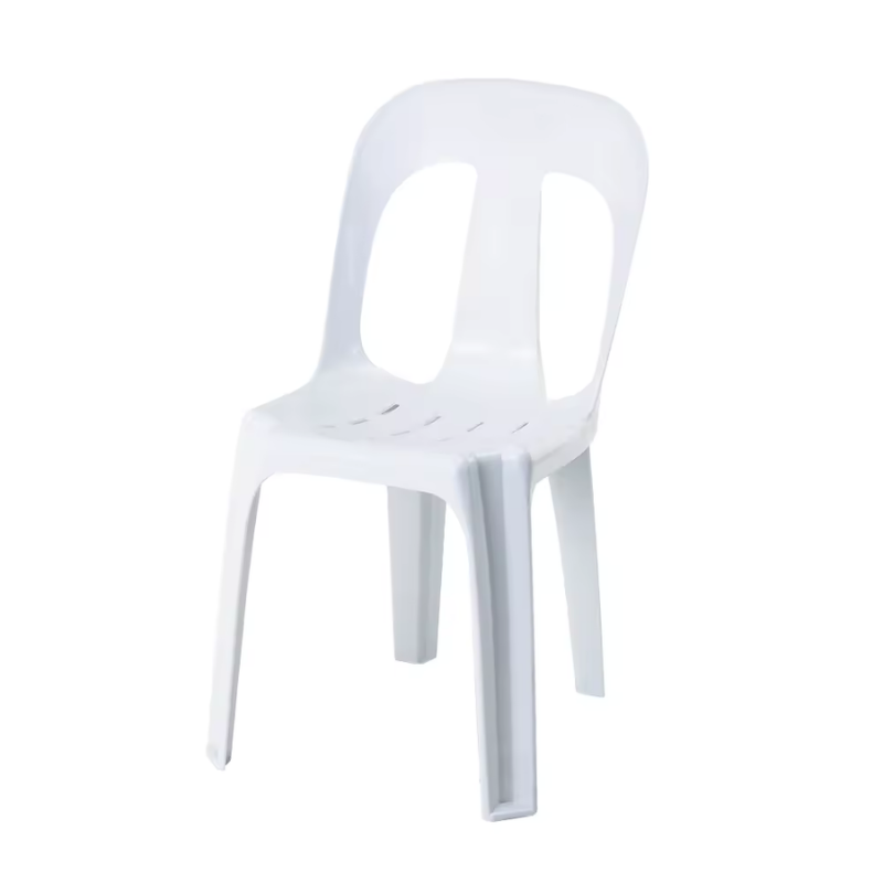 White Plastic Stackable Chair Hire