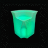 Glow Corner Bar Counter - Single Piece