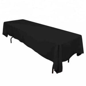 Black Tablecloth For Large Trestle Tables