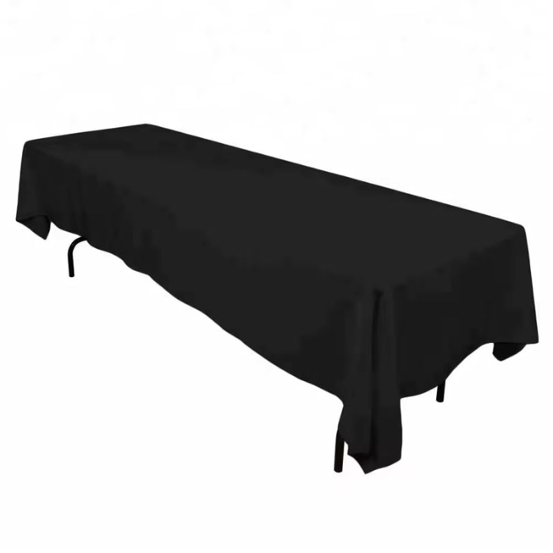 Black Tablecloth For Standard Trestle Table