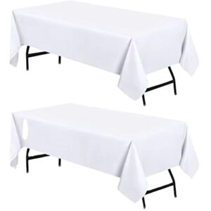 White Tablecloth For Standard Trestle Table
