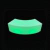 Glow Curved/ Snake Bench