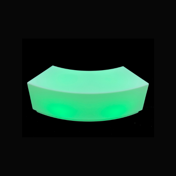 Glow Curved/ Snake Bench