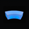Glow Curved/ Snake Bench - Image 3