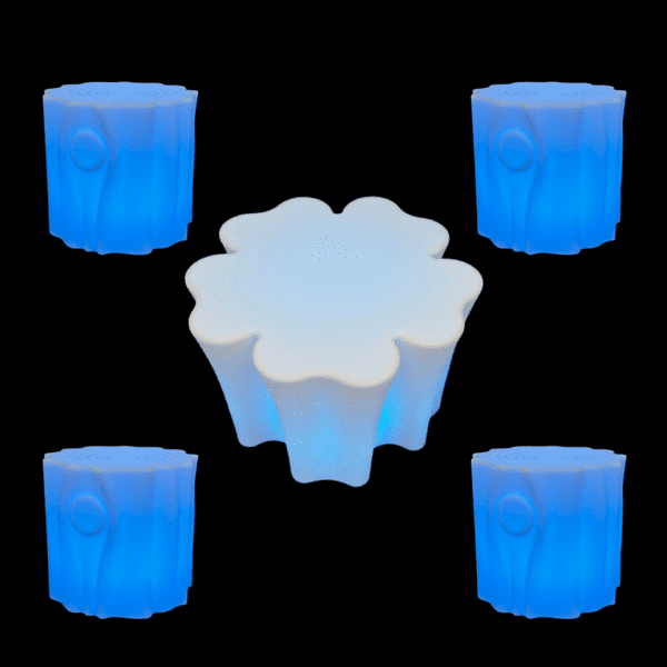 Package For Pineapple Cube And Table