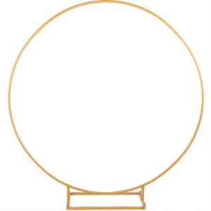 Gold Circular Backdrop Hire