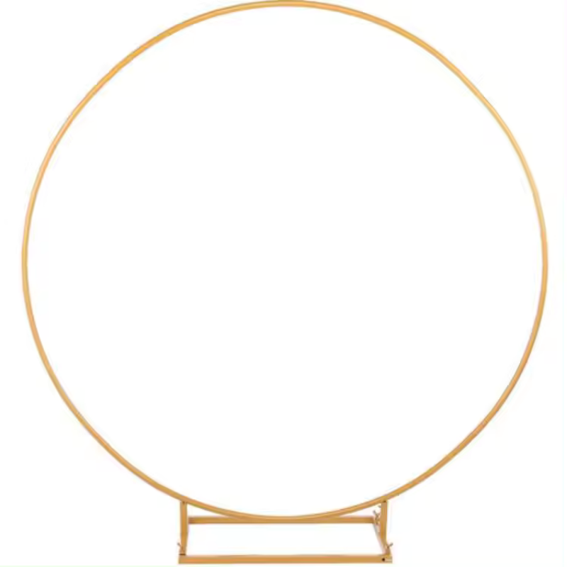 Gold Circular Backdrop Hire