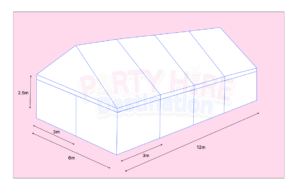6m X 12m - Framed Marquee