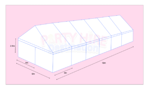 6m X 18m - Framed Marquee