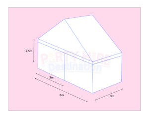 6m X 3m - Framed Marquee