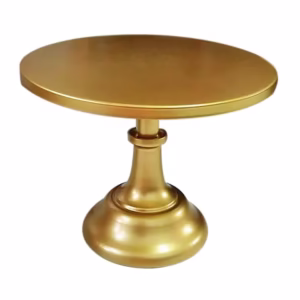 Gold Metal Cake Stand Medium