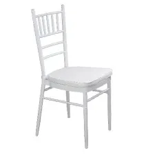 White Tiffany Chair Hire - Image 2