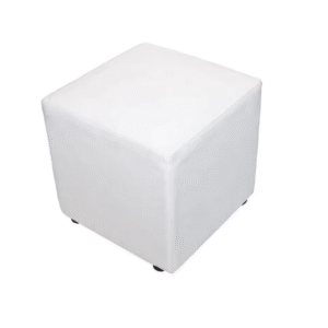 White Ottoman Cube