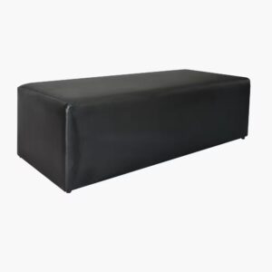 Black Ottoman Bench