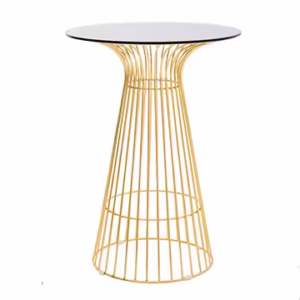 Gold Wire Cocktail Table