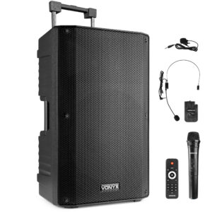 Pa System w/ Corded Mic & Speaker Stands