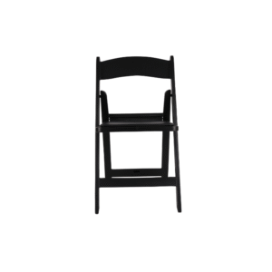 Black Padded Folding Chair Hire
