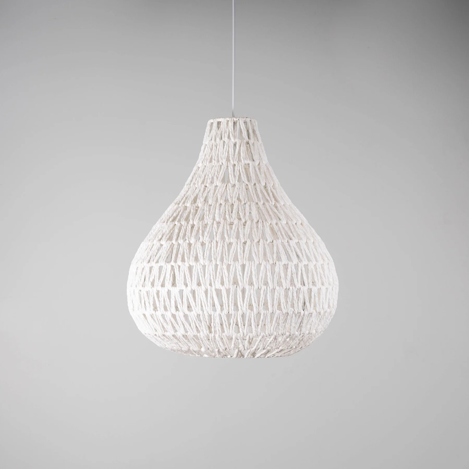 White Pendant Rope Light