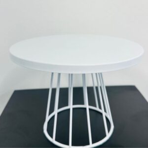 White Metal Wire Cake Stand Hire - Medium
