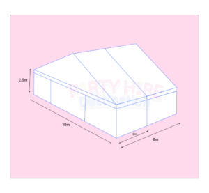 10m X 6m - Framed Marquee